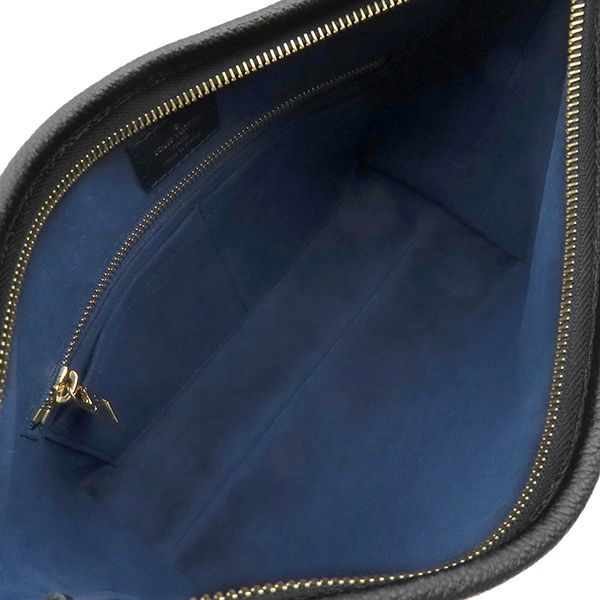 Louis Vuitton Shoulder Bag Carryall Zip NM PM Monogram Empreinte Noir Gold Black — view 8