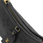 Louis Vuitton Shoulder Bag Carryall Zip NM PM Monogram Empreinte Noir Gold Black — view 5