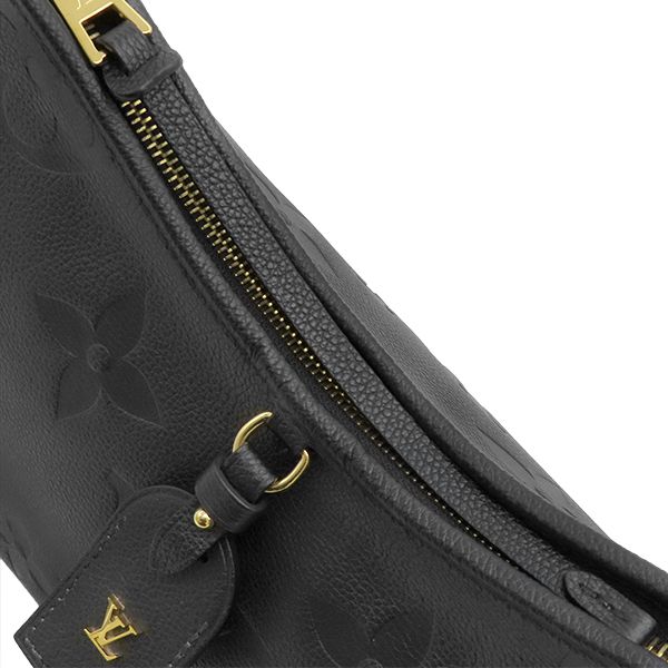 Louis Vuitton Shoulder Bag Carryall Zip NM PM Monogram Empreinte Noir Gold Black — view 5