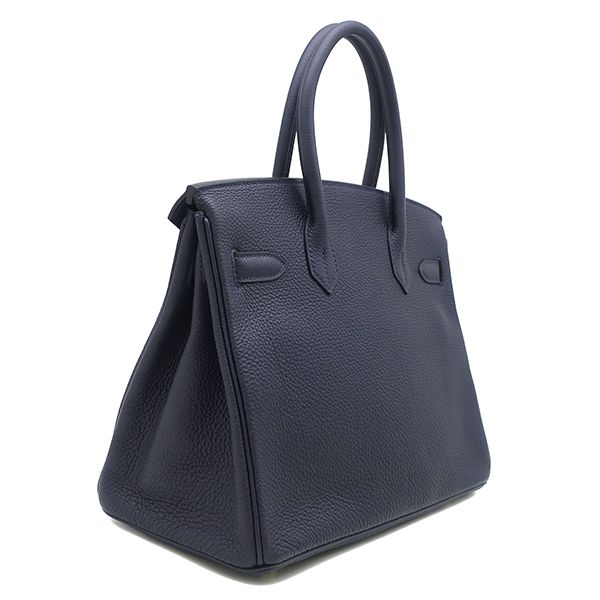 Hermes Handbag Birkin 30 Togo Blue Nuit Gold Navy — view 2