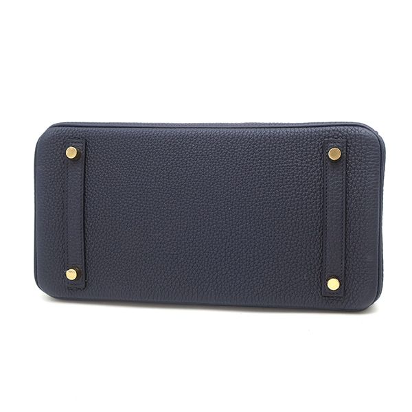 Hermes Handbag Birkin 30 Togo Blue Nuit Gold Navy — view 3