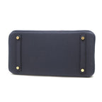 Hermes Handbag Birkin 30 Togo Blue Nuit Gold Navy — view 3