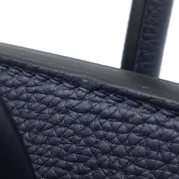Hermes Handbag Birkin 30 Togo Blue Nuit Gold Navy — view 5