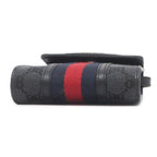 Gucci Shoulder Bag the Hacker Project Canvas Leather Black Silver Collaboration — view 3