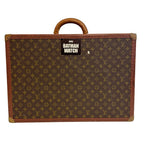 Louis Vuitton Bisten 60 Monogram Trunk Purse Suitcase Brown