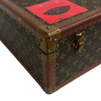 Louis Vuitton Bisten 60 Monogram Trunk Purse Suitcase Brown — view 6