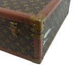 Louis Vuitton Bisten 60 Monogram Trunk Purse Suitcase Brown — view 5