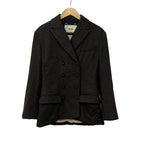 Fendi Jacket 38 S Dark Brown Long Sleeve Roma Autumn Winter