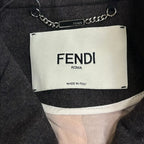 Fendi Jacket 38 S Dark Brown Long Sleeve Roma Autumn Winter — view 3
