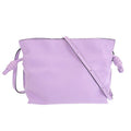 Loewe Flamenco Clutch Mini 2-Way Shoulder Bag Nappa Calfskin Purple Silver