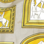 Hermes Carriage Pattern Long Sleeve T-Shirt Beige — view 6