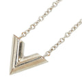 Louis Vuitton Essential Pendant Silver Metal