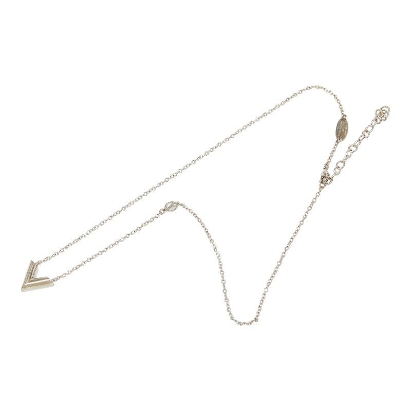 Louis Vuitton Essential Pendant Silver Metal — view 4