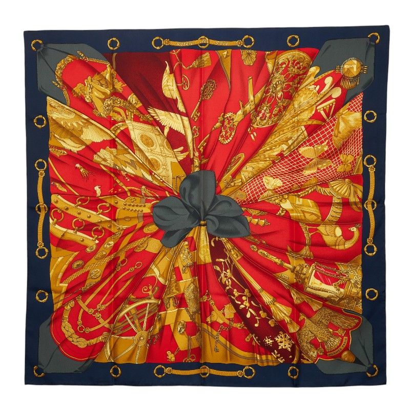 Hermes Carre 90 Soleil de Soie Silk Sun Scarf