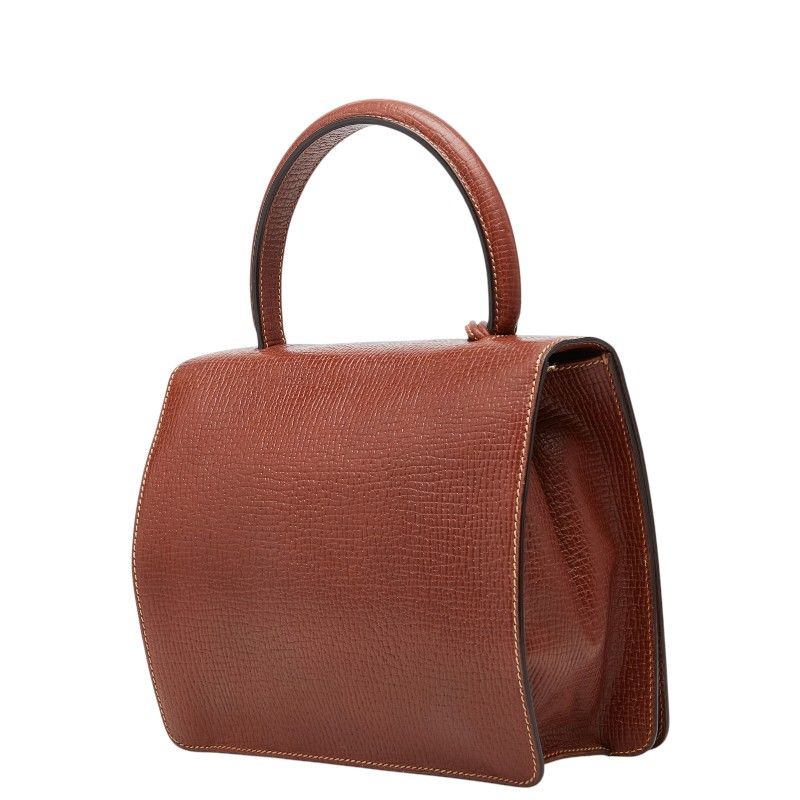 Loewe Barcelona Handbag Brown Leather — view 2