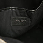 Saint Laurent Rive Gauche Backpack White Linen Leather — view 5