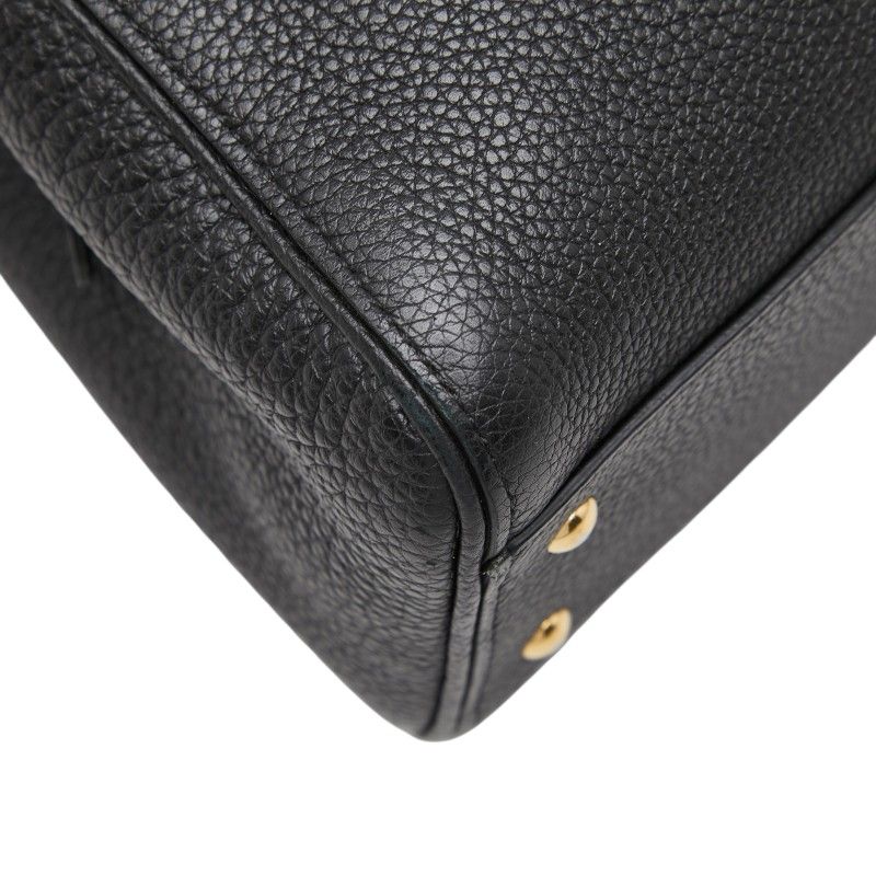Gucci Jackie 2-Way Shoulder Bag Black Leather — view 7