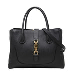 Gucci Jackie 2-Way Shoulder Bag Black Leather
