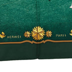 Hermes Carre 90 Cosmos Cosmology Scarf Green White Yellow Silk — view 5