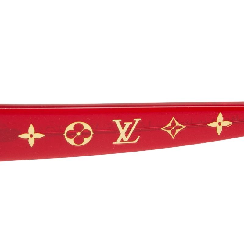 Louis Vuitton Obsession Sunglasses Red Acetate Eyewear — view 5