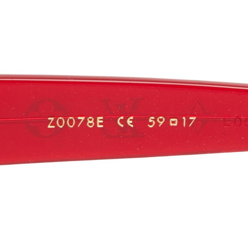 Louis Vuitton Obsession Sunglasses Red Acetate Eyewear — view 6