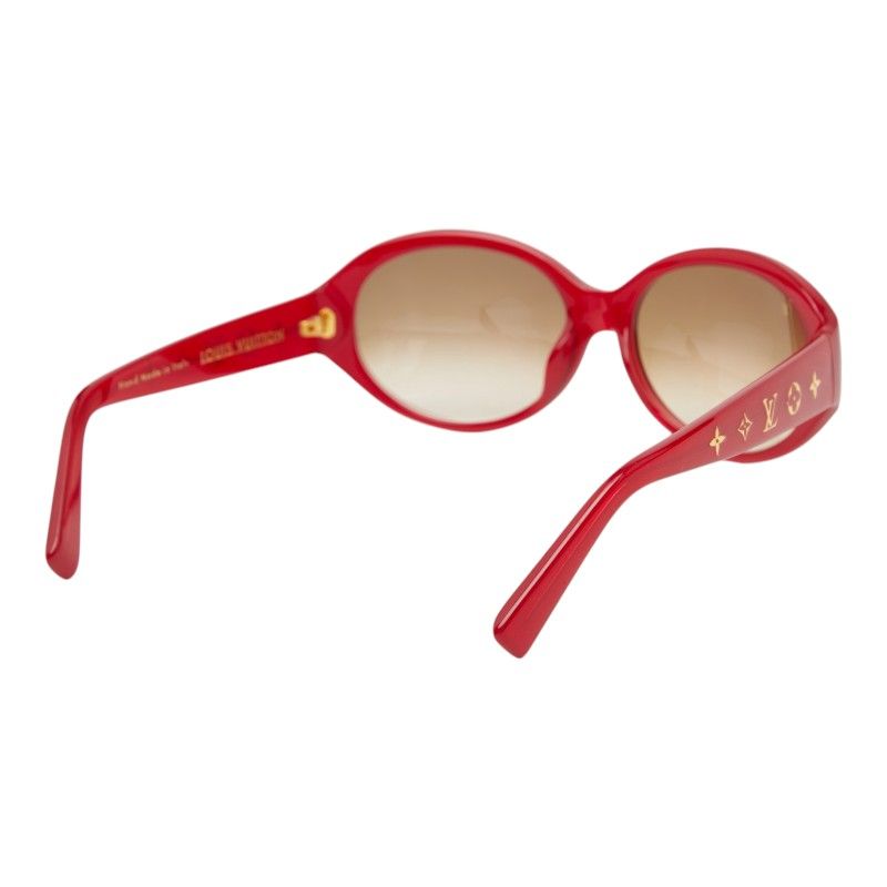 Louis Vuitton Obsession Sunglasses Red Acetate Eyewear — view 3