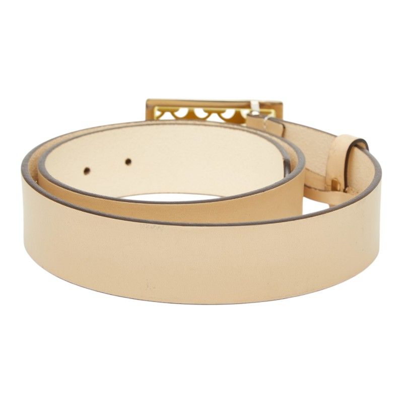 Gucci 80 32 Beige Leather Belt — view 3