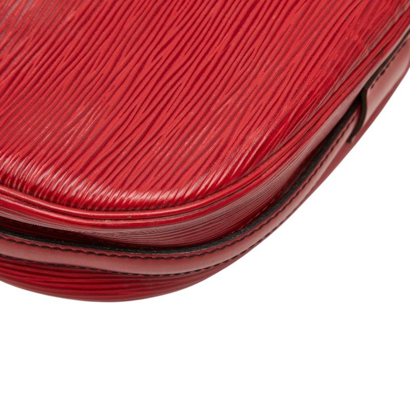 Louis Vuitton Epi Jonnefille Crossbody Shoulder Bag Castilian Red Leather — view 5