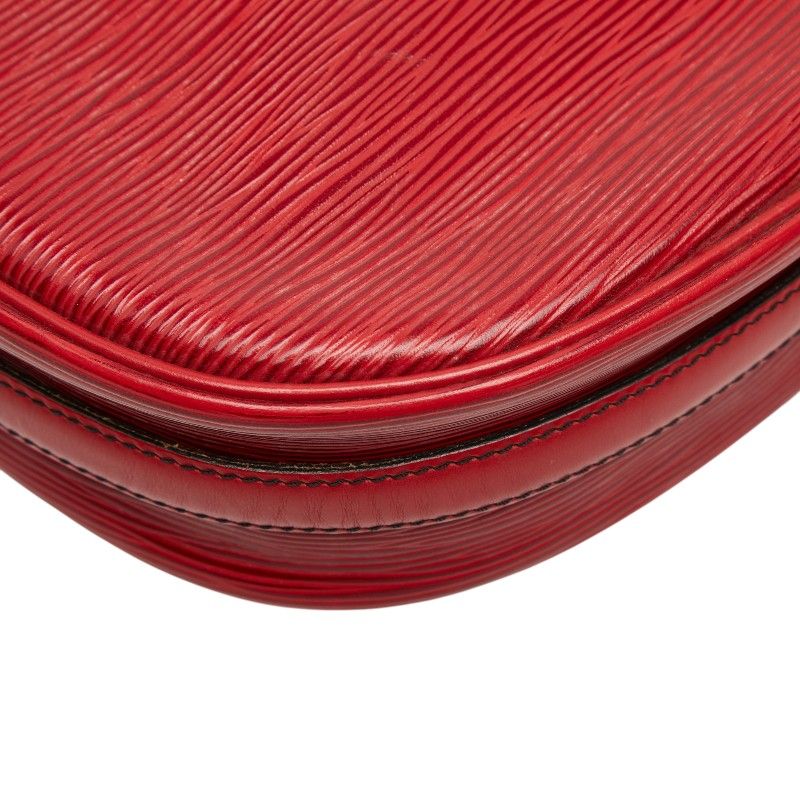 Louis Vuitton Epi Jonnefille Crossbody Shoulder Bag Castilian Red Leather — view 7