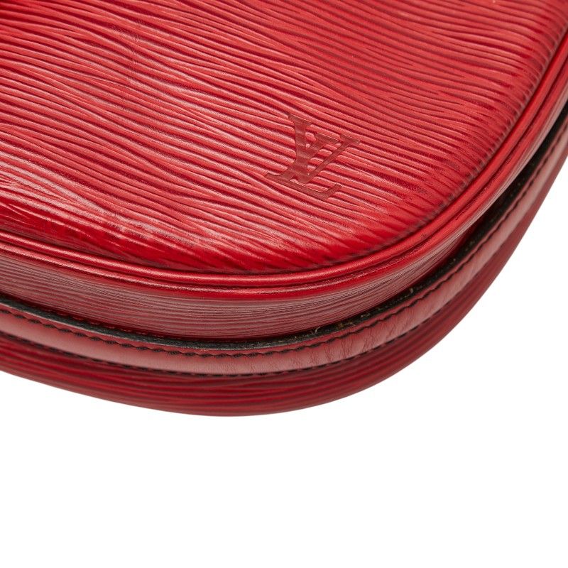 Louis Vuitton Epi Jonnefille Crossbody Shoulder Bag Castilian Red Leather — view 4