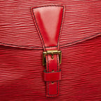 Louis Vuitton Epi Jonnefille Crossbody Shoulder Bag Castilian Red Leather — view 8