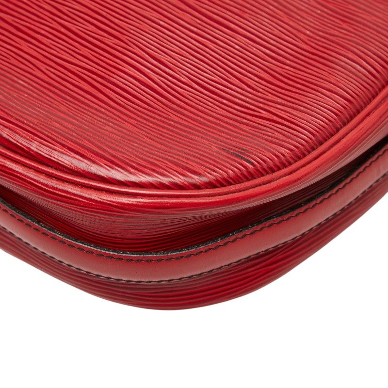Louis Vuitton Epi Jonnefille Crossbody Shoulder Bag Castilian Red Leather — view 6