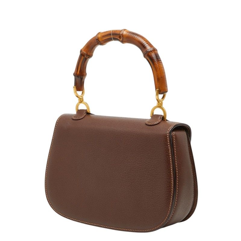 Gucci Bamboo Handbag 000 01 Brown Leather — view 2