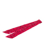 Hermes Twill Couvertures Et Tenues de Jour Horse Wear Scarf Pink Red Silk