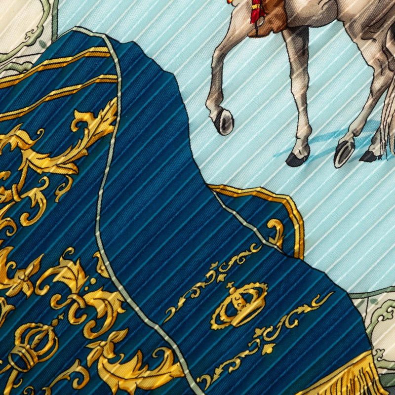 Hermes Pleats Carre Real Escuela Andaluza Del Arte Royal Andalusian Equestrian — view 4