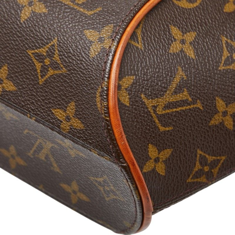 Louis Vuitton Monogram Ellipse PM Handbag Brown Leather — view 6