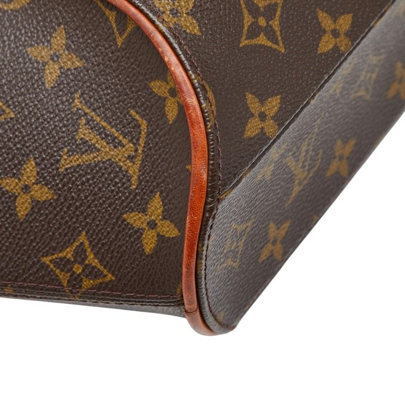 Louis Vuitton Monogram Ellipse PM Handbag Brown Leather — view 5