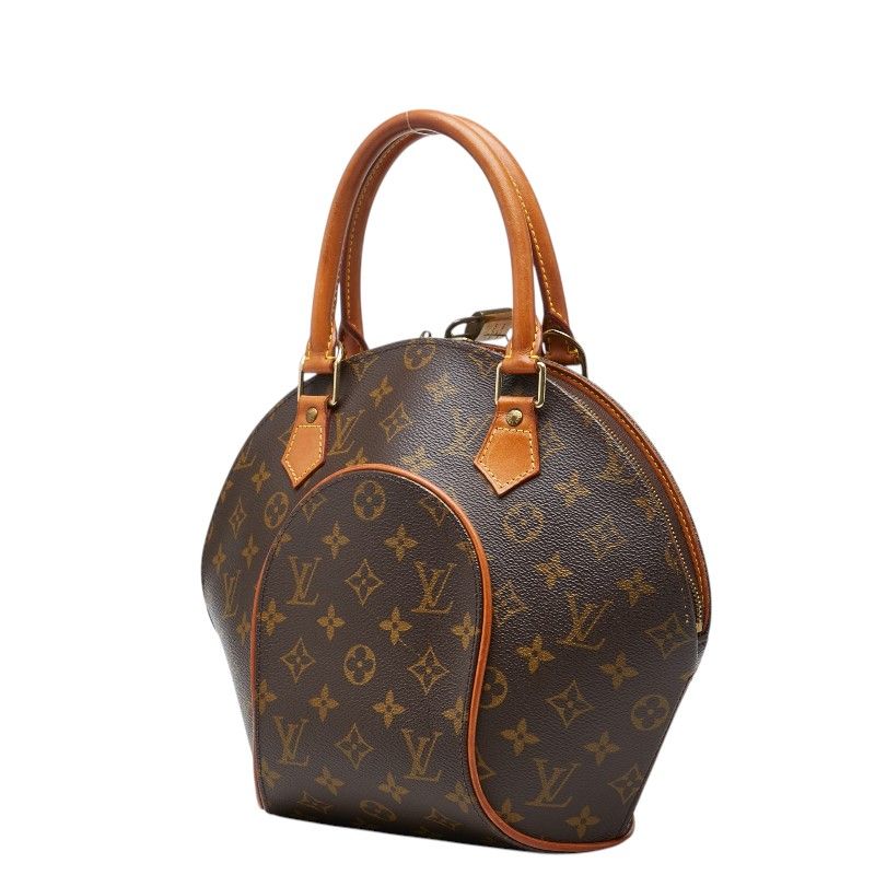 Louis Vuitton Monogram Ellipse PM Handbag Brown Leather — view 2