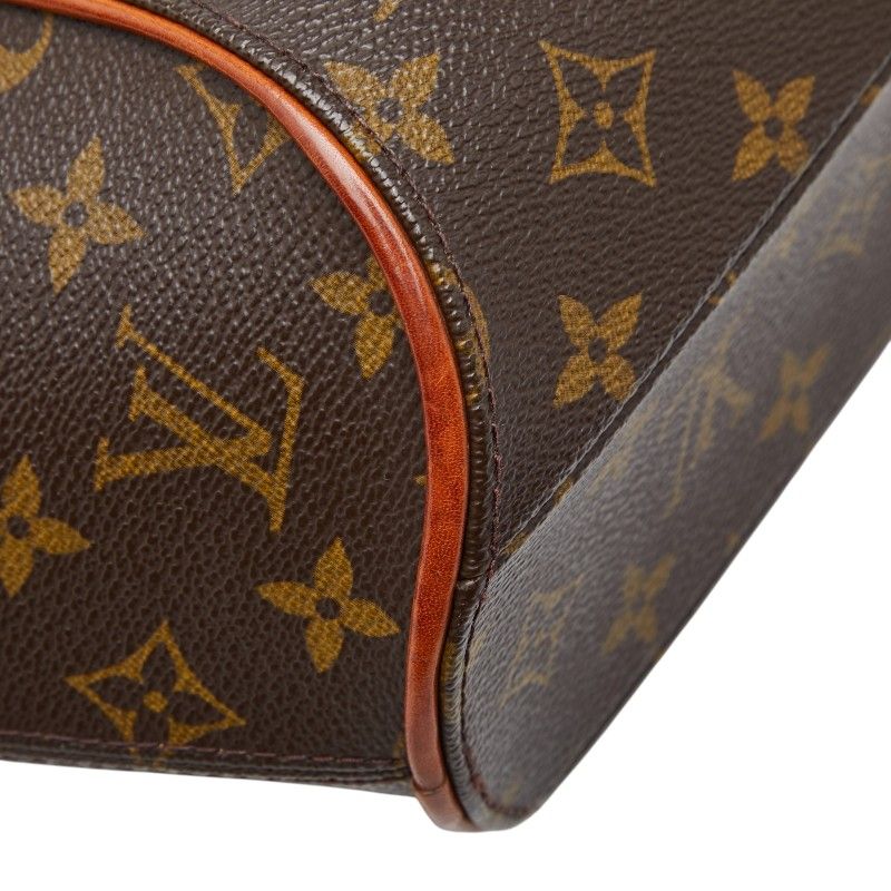 Louis Vuitton Monogram Ellipse PM Handbag Brown Leather — view 7