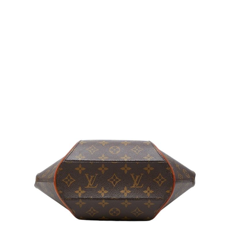 Louis Vuitton Monogram Ellipse PM Handbag Brown Leather — view 3