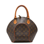 Louis Vuitton Monogram Ellipse PM Handbag Brown Leather