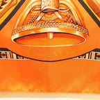 Hermes Au Son du Tam Carre 90 Large Scarf Orange — view 4