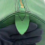 Louis Vuitton Speedy 40 Epi Borneo Green Leather Handbag Gold — view 4