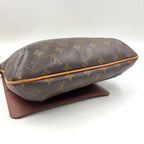 Louis Vuitton Musette Monogram Leather Brown Shoulder Bag Gold — view 7