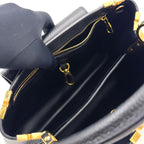 Louis Vuitton Capucines PM Parnascea Noir Leather Black Handbag Gold — view 4