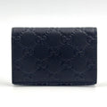 Gucci GG Emblem Leather Black Card Case