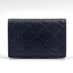 Gucci GG Emblem Leather Black Card Case