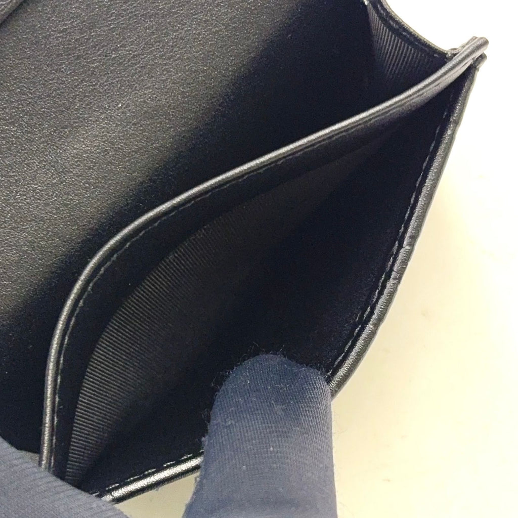 Gucci GG Emblem Leather Black Card Case — view 6