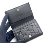 Gucci GG Emblem Leather Black Card Case — view 3