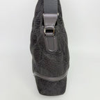Chanel Sports Line CC Logo Chain Shoulder Bag Suede Leather Gray Silver Vintage — view 7